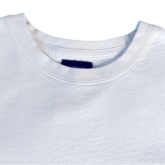 American Eagle L Red White and Blue Crew Pullover Sweatshirt - Picture 4 of 12